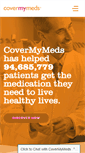 Mobile Screenshot of covermymeds.com